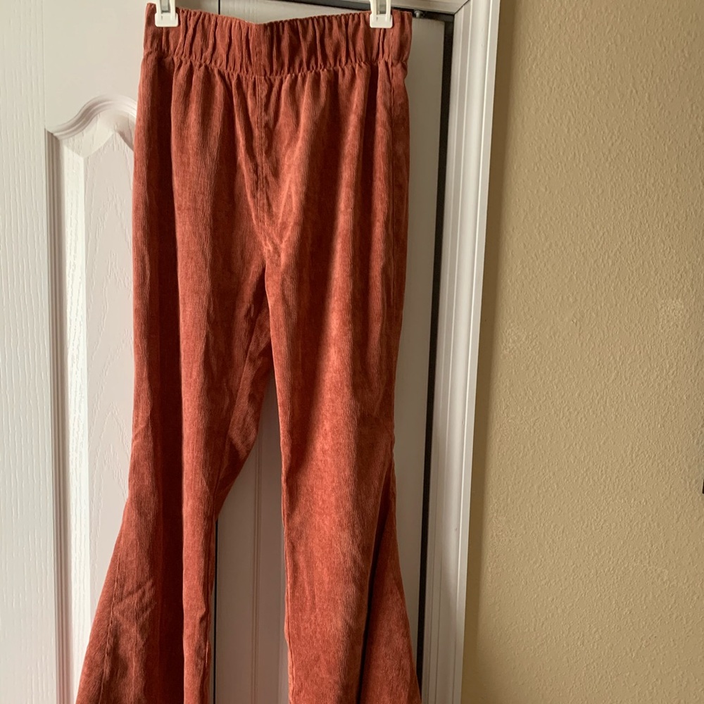 Rust hippie pants